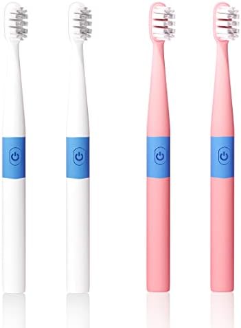 Електрична четка за заби со 4 пакети за возрасни длабока чиста четка за заби, поставена со посебна кутија за патувања, 100 дена употреба,