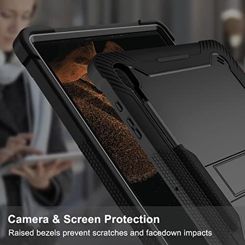 Покритие на таблети Xiayan за Samsung Galaxy Tab S8 Ultra 14,6 Заштитна обвивка солиден траен штанд шок -изолирана заштитна таблета таблета