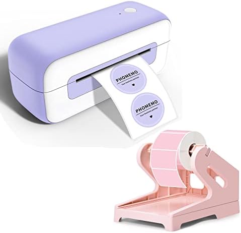 Фомемо Пурпурна Етикета Печатач Со Розова Етикета Носителот
