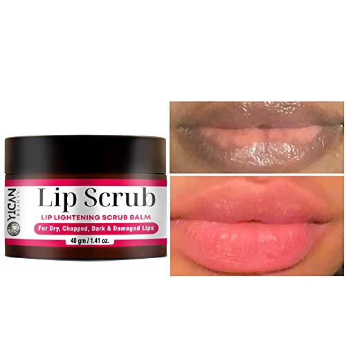 Scrub Bluequeen Lips за суви усни, преку ноќ третман | природно | Осветли темни усни за пушење мажи жени пушач | Маски за