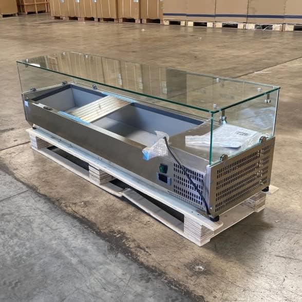 Комерцијална депо комерцијална ладилна ладилник за подготовка на сендвич за подготовка на табела за табела 60 34 ° F ~ 46 ° F 115V салата