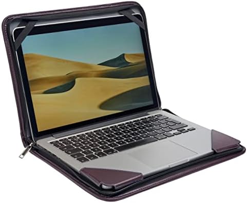 Бронел Виолетова Кожа Лаптоп Месинџер Случај-Компатибилен СО HP 11a G8 EE 11.6 Chromebook