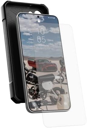 Urban Armour Gear UAG дизајниран за Samsung Galaxy S23 Plus 6,6 стаклен штит плус ултра чист HD антимикробно антимикробно анти-рефлексивно стакло-екран