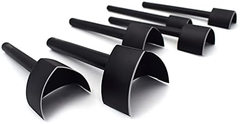 7 големини на DIY V-форма црна кожа алатка за сечење кожа занаетчиски нож погоден за ремени и чанти