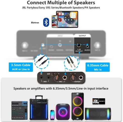 Безжичен микрофон со Bluetooth ＆ ехо/високо