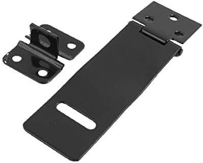 X-Ree 11.5CMX3CMX1.5cm Метал Подлога за безбедност на бравата на вратата за заклучување HASP Стејт (11,5CMX3CMX1.5см Метал Кададо Порта