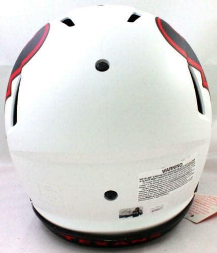 ЏЕЈ ЏЕЈ ВАТ Автограм Хјустон Тексас Ф / С Лунарна Брзина Автентичен Шлем-ЈСА В Автограм Нфл Шлемови