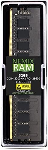 НЕМИКС RAM МЕМОРИЈА 32gb DDR4-3200 PC4-25600 ECC Udimm Меморија Надградба Компатибилен Со Dell PowerEdge R250 Решетката Сервер