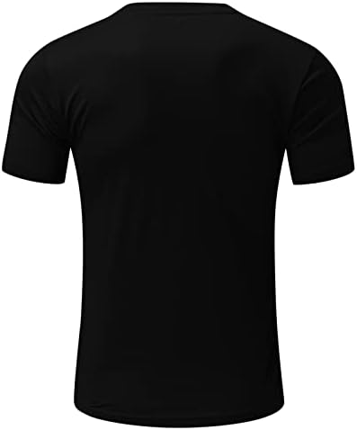 XXBR Менс летни кратки ракави маици уста усни печати екипаж за основни маички обични лабави атлетски тренинзи, врвови на врвови