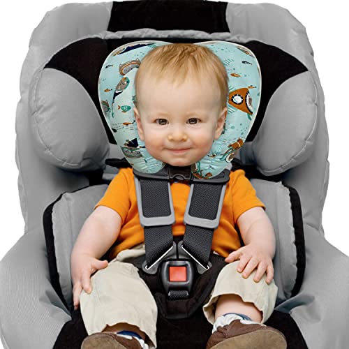 Поддршка за вратот на вратот на бебето, 2 во 1 перница за патувања во форма на банана за шетач и седиште за автомобили, Детето мека органска