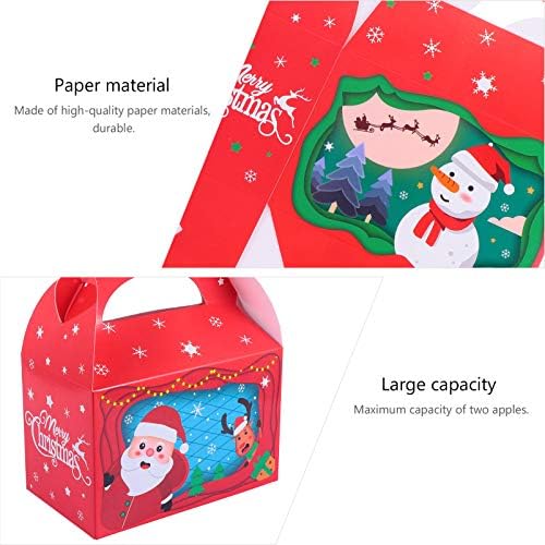Кабилок Декоративна кутија за подароци 10 парчиња Среќен Божиќ за Божиќ