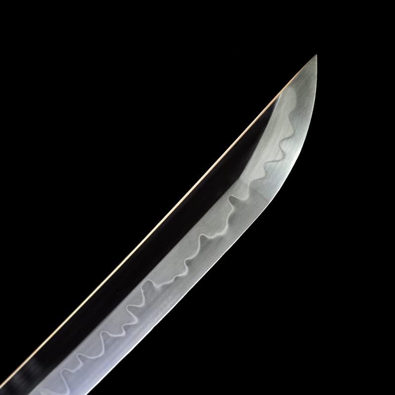 GLW KATANA SAMURAI KATANA 1095 челична глинена калерирана брич на сечилото остар подготвен за битка вистински хамонски мечеви рачно