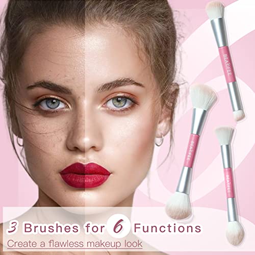 Beeasofee Duo End Contour Brush Shup+Четки за шминка