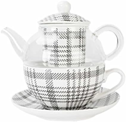 Xwozydr керамички чајник, чај сет, единечен тенџере, керамичка чаша, попладневен чај, производител на чај за домаќинства