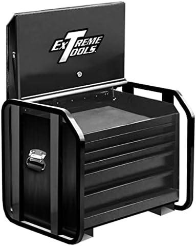 Extreme Tools TX362505RBBK TX Series Засилена 5-фигура дополнителен капацитет на патот со слајдови со триење, 36-инчен, финиш на црно