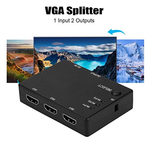 VGA Прекинувач, 2 во 1 Надвор VGA Прекинувач Сплитер Синхронизација На Податоци VGA Монитор Прекинувач VGA Сплитер ЗА VGA SVGA UXGA