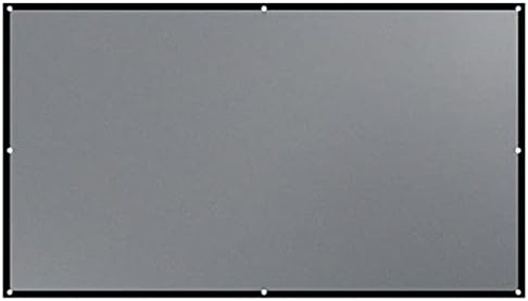 Cxdtbh преклопување на проекторот завеса полиестер мека едноставна завеса за преклопување филм за завеси за завеси дома, отворено анти-лесен