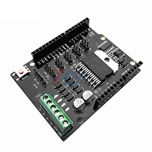 Заменете го L298P Dual Channel DC DC Motor Driver Shield Shield Board L298NH Модул за возење модул за Arduino R3 mega2560 еден