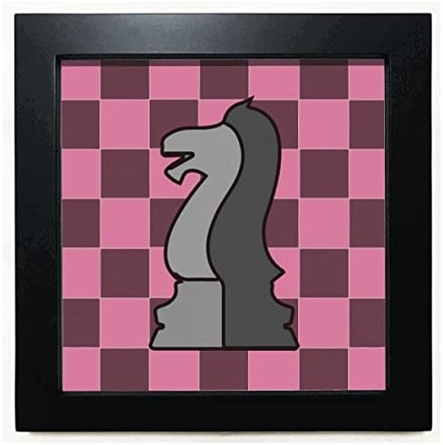 Checkerboard Knight White Word Chess Chess Black Square Frame Picture wallидна таблета