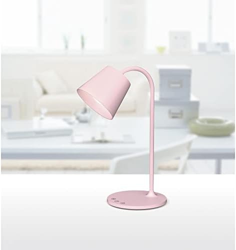 RealSpace ™ Kessly LED биро ламба со USB порта, 17 H, розова