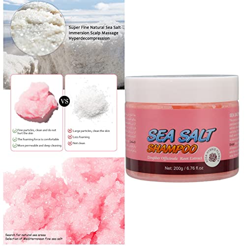 ZjChao Sea Salt Shampoo Shampoo Регулирање на водно масло Благ хранлив гнебл отстранување на скалила за контрола на лушпа за