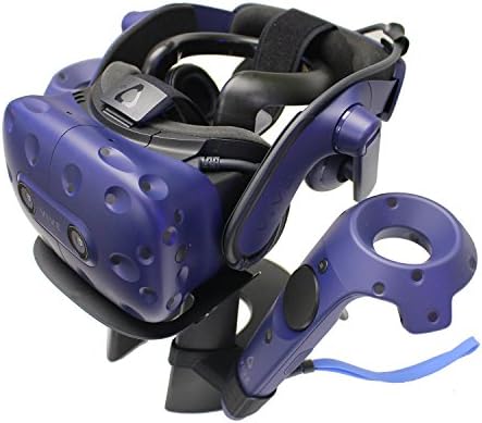 AMVR VR Stand, држач за приказ на слушалки VR за слушалки за HTC Vive или HTC Vive Pro слушалки и контролори