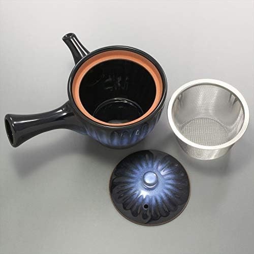Ichikyu Mino Ware 585-17 чајник, мувла Аурора Соги, направен во Јапонија, 10,2 fl oz