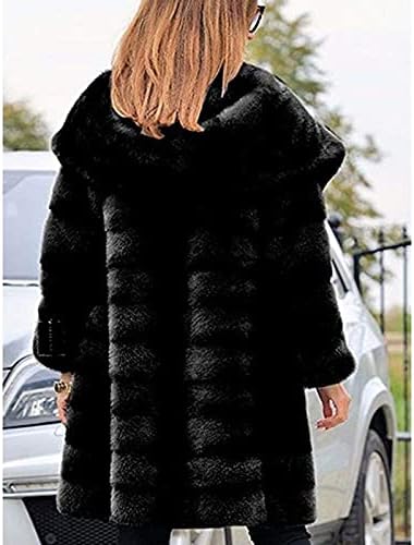 Minge одмор Зимски тунични палта на женски модерни долги ракави патенти меки палта лабави со топол цврст кардиган