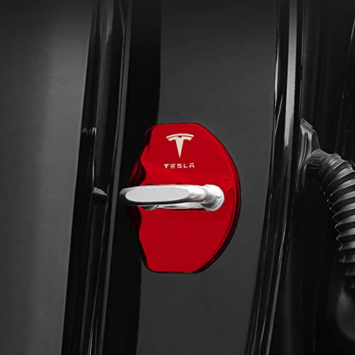 Yjmotor fit -2023 Tesla Model 3 Car Dorch Cover Cover Заштитник за модел y врата за стоп на вратата со стража од не'рѓосувачки челик TASLA