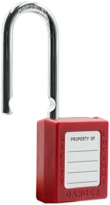 2 Безбедносни парчиња за заклучување на заклучување на заклучување на црвени лото -брави 4 клучеви клучеви различни, лични комплети за заклучување…