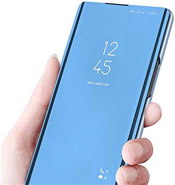 MRSTERUS телефон случај Galaxy A52 5G случај Тенок Луксузен Јасен Поглед Огледало Отпорен На Удари Анти-Гребење Flip Kickstand Заштитен