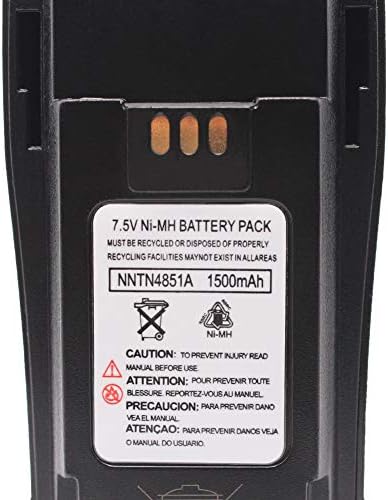 NNTN4851A NNTN4851 1500mah Ni-MH Батерија Компатибилна Со Motorola CP040, CP140, CP150, CP160, CP180, CP200, EP450, GP3188, GP3688,