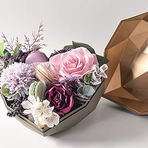 Срце Форма Цвет Кутија Подарок Пакување За Денот На Вљубените Денот На Мајката Аранжман Материјали