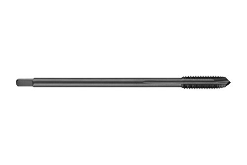 Dormer EP11 во прав-метална челична машина Спирална точка навој, чешма, црна оксид финиш, тркалезна со квадратен крај, приклучок за приклучок, големина на конец M4-0,50мм, ди