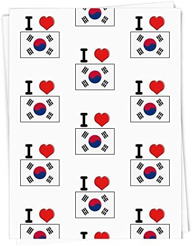 Азееда А1 Ја Сакам Јужна Кореја Подарок Заврши/Завиткување Хартија Лист