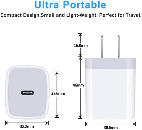 USB C Charger Box, Adapter за полнач за полначи на Samsung, брз приклучок за полнење на wallидниот приклучок за Samsung Galaxy A14 5G/A13/A23/A54/A53/S23/A03S/S21