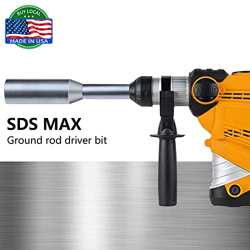 Возачот на SDS Max Max Ground Rod за возачки прачки одлично за сите SDS Max Rotary Hammers и вежби за чекан.