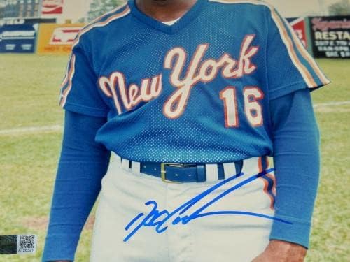 Двајт Гуден автограмираше 8x10 Фото - Newујорк Метс! - Автограмирани фотографии од MLB