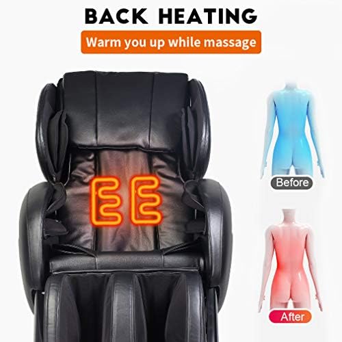 Стол за масажа нула гравитација Целосно тело Електричен Shiatsu Масажа за масажа со ролери Вграден топлинска терапија Систем