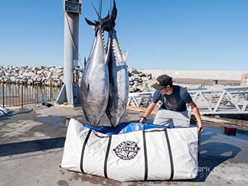 Сигурни производи за риболов- 30 x 90 изолирана ладилна торба, голема торба за убивање, зазема помалку простор, лесен за чистење и произведена