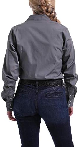 Cinchенска женска цврста кошула со долг ракав