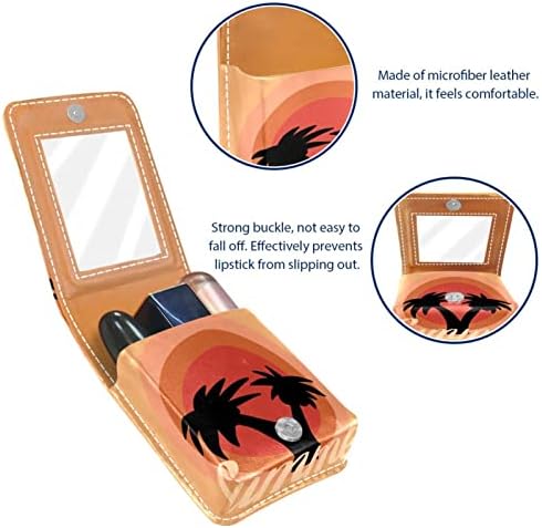 Кармин за шминка ОРИУКАН торба ЗА кармин со огледало пренослива торбичка за складирање кармин организатор за складирање сјај