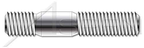 M16-2.0 x 70mm, DIN 939, метрика, столпчиња, двојно завршување, завршен крај 1,25 x дијаметар, не'рѓосувачки челик A4