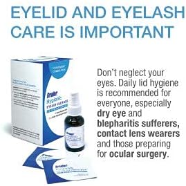 Пакет за хигиена на очните капаци и камшик | Брудер единечен компресија за очи и пакет за чистење на очните капаци за очни капаци