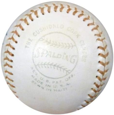 Хенк Арон го автограмирал официјалниот официјален ал бејзбол Атланта „Најдобри желби“ гроздобер игра за играње на денови за играње