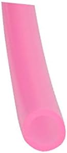 X - DREE 5mm x 7mm Силиконска Гумена Цевка Отпорна На Високи Температури Цевка За Црево Розова Должина Од 1 Метар (5 mm x 7 mm tubo de manguera