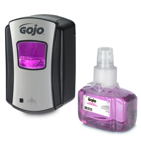 Комплет за стартување на рачни мириси Gojo LTX-7 Антибактериска слива, 1-700 ml миризба со мириси на миризба со мириси на миризба со пена