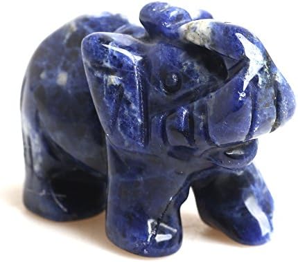 Хонгџинтински природен скапоцен камен кварц кристален слон статуа фигурини Декоративни 1,38 l