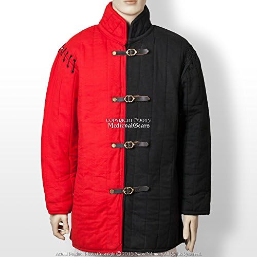 Средновековен гејмсон Тип I Подготвен јакна палто Sca wma larp повеќе големини на бои