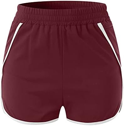 Еластични тренинзи шорцеви женски атлетски панталони џебови кои трчаат половини панталони женски шорцеви облечени тексас